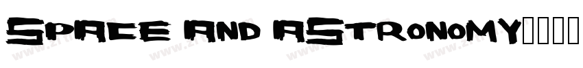 Space and Astronomy字体转换